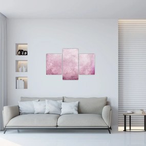 Tablou - Mandala pe zid roz (90x60 cm)