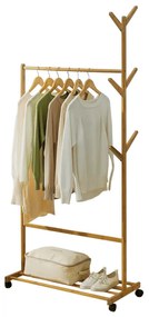 Stander haine, bambus, lăţime 80 cm, VIKIR TYP 2