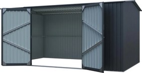 Căsuță de grădină pentru unelte, uși batante Avenberg HUNTER G1 4.1 x 2.6 m ANTRACIT