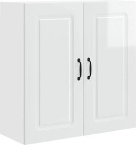 vidaXL Dulap de bucătărie Kalmar Alb lucios 80 x 31 x 80 cm