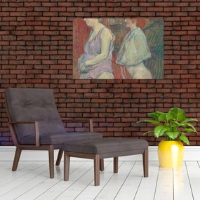 Tablou - Henri de Toulouse-Lautrec, Rue des Moulins, reproducere (90x60 cm)
