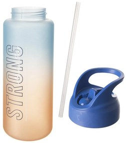 Sticlă din tritan albastru-portocalie 1 l Moly – Orion