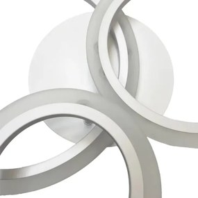 Lustră LED dimabilă aplicată LED/40W/230V alb + telecomandă