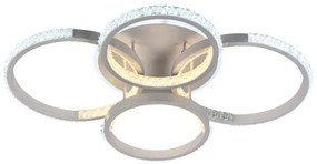 Lustră LED dimabilă aplicată LED/80W/230V 3000-6500K + telecomandă