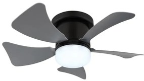 Globo 03609A - Ventilator de tavan HINES cu LED dimabil, 10W/230V, cu telecomandă, gri
