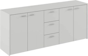 Comoda HUGOS 180, alb, PAL melaminat, 180x42x75 cm