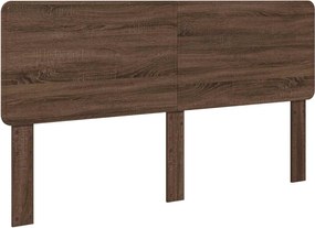 vidaXL Tăblie cap Stejar închis 180 cm Lemn compozit