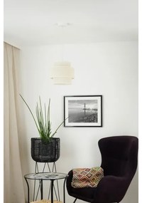 Lustră pe cablu Brilagi SPACE YUTE 1xE27/15W/230V d. 25 cm crem/alb