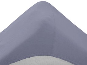 Cearceaf jersey pentru patut copii violet deschis 70 x 140 cm