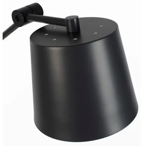 Lampadar negru cu abajur din metal (înălțime 135 cm) Hajo – White Label