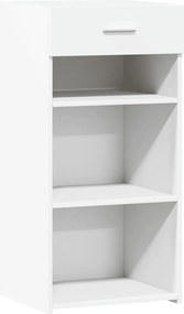 vidaXL Dulap, alb, 45x42,5x93 cm, lemn prelucrat