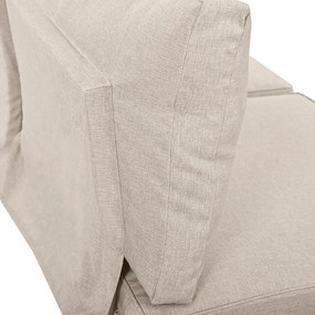 Set mobilier de grădină, cu 2x canapele de două locuri, 2x mese auxiliare, 1x masă, Bej