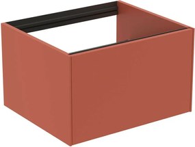 Dulap baza suspendat Ideal Standard Atelier Conca rosu - oranj mat 1 sertar 60 cm
