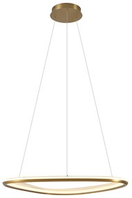 Lampă suspendată de design aurie cu 3 trepte de intensitate luminoasă - Organico
