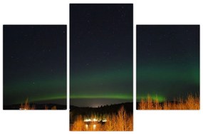 Tablou cu aurora borealis (90x60 cm)
