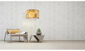 Lustră pe cablu Duolla CONSTANCE 1xE27/40W/230V d. 45 cm galben