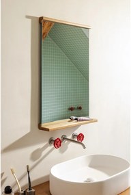 Oglindă de perete cu raft 50x75 cm Lun – noo.ma