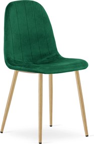 Scaun de sufragerie PADVA VELVET, verde
