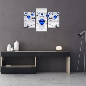 Tablou cu caii legați (90x60 cm)