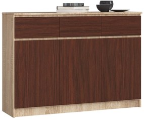 Comodă Keanu VI (Stejar sonoma + wenge). 1069404
