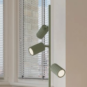 Sollux SL.2026 - Lampadar KARBON 3xGU10/10W/230V verde