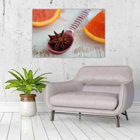Tablou cu scorțișoară pe linguriță (90x60 cm)