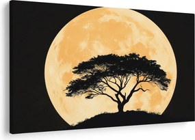 Tablou – Arbore în lună plină aurie II. (90x60 cm)