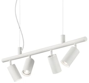 Lustra modera cu spoturi directionabile DYNAMITE SP4 BIANCO 231372 IDL