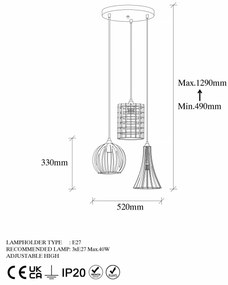 Candelabru Teltrio - 11180