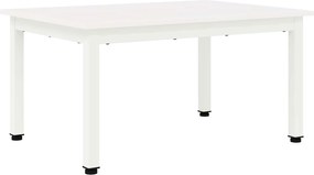 vidaXL Masă de cafea Alb 60 x 50 x 36 cm Lemn de pin masiv