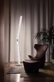 Lampadar LED design tehnico-decorativ realizat manual Hugo prisma