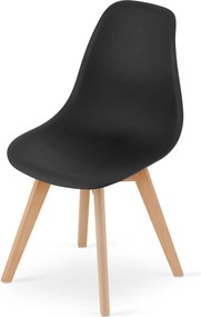 OFERTA Scaun negru KITO II. calitate secundara