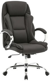 Scaun Directorial Piele Ecologica Vanitty Negru