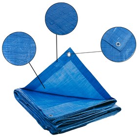 Folie de acoperire albastră 10x20m 60g/m2