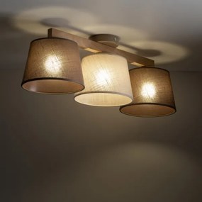 Brilagi - Lustră aplicată LATTE SABIA 3xE27/15W/230V pin/mix