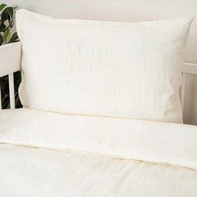 Lenjerie de pătuț din muselină pentru copii 4HomeCream, 100 x 135 cm, 40 x 60 cm