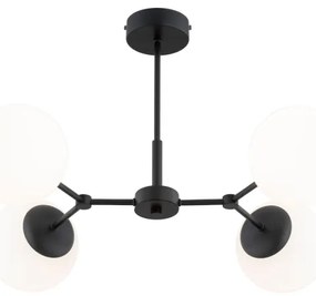 Lustră pe tijă FOTON 4xE14/10W/230V negru