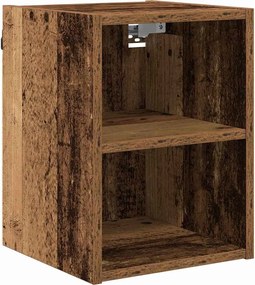 vidaXL Dulap suspendat Lemn vechi 30 x 29,5 x 40 cm Lemn compozit
