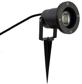 Spot inteligent industrial cu vârf negru cu WiFi GU10 IP65 - Basic