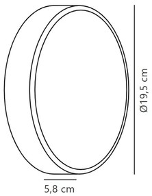 Aplică LED de exterior Nordlux OLIVER LED/9W/230V IP54 d. 19,5 cm