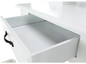 Măsuță decorativă cu scaun LINET NEW, albă