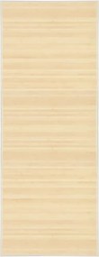 vidaXL Covor din bambus, natural, 80 x 200 cm