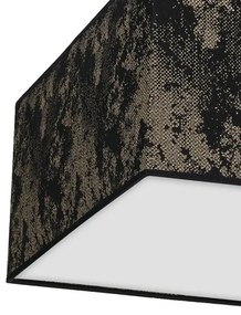 Plafonieră SATINO 3xE27/60W/230V neagră/aurie