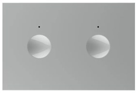 Modul intrerupator dublu cap scara / cap cruce cu touch Livolo standard Italian, Serie noua