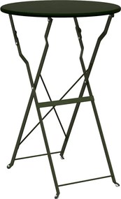 vidaXL Masă de bistro Verde închis Ø 50 x 71 cm