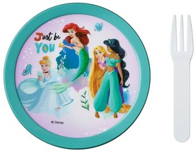 Cutie de gustări pentru copii cu furculiță Disney princess – Mepal