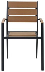 Set mobilier de grădină Valero (lemn deschis) . 1076389