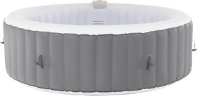 Cada cu hidromasaj gonflabil, gri/alb, 4-6 pers., 1000 l, KAMINO NEW TYP 2