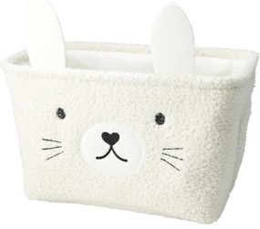 Hatu Set de coșuri de depozitare pentru copiiIepure, 2 bucăți, crem