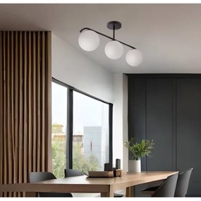 Lustră pe tijă AMADEO 3xE14/40W/230V negru